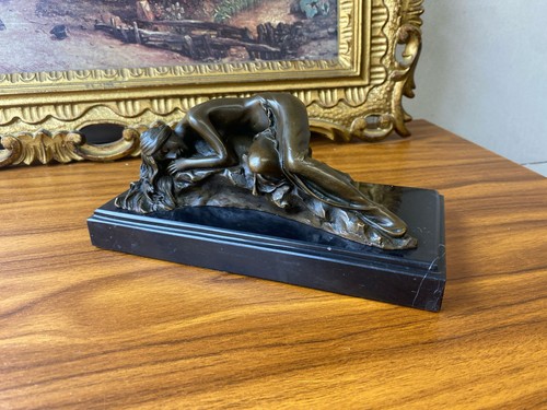Bronze sculpture sleeping - bronze,