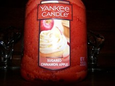 22 ounce Yankee Candle, Sugared Cinnamon Apple scented