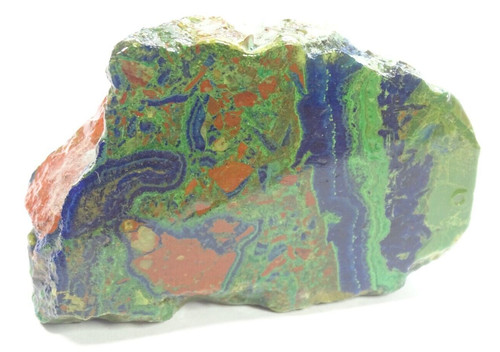 Polished natural azurite - polished,