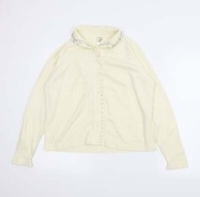 Draylon Womens Ivory Collared