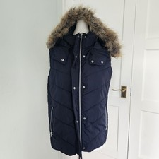 H&M Navy Blue Sleeveless Lined