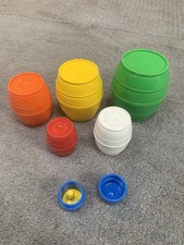 Kiddicraft Billie Nesting Barrels 5 with Figure made in England