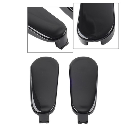 Vivid black lower corner trim - black,