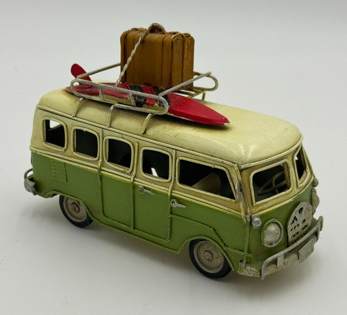 Vintage style metal bus - style,