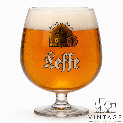 Vintage leffe 33cl beer glass - leffe,