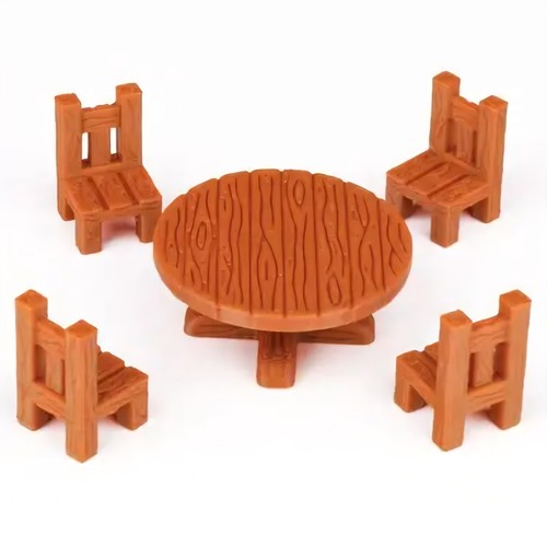 Set table 4x chairs - table,