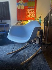Blue Retro Eames RAR Rocking
