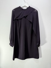 Warehouse Layered Cape Dress