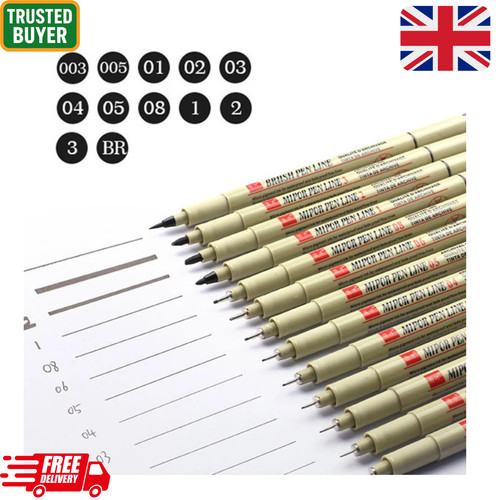 Black fineliners pens fine - black,