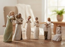 Lot of 6 Willow Tree Figurines – Early Editions – Very Good Condition