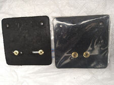 2PC Adult Custom Deluxe Wrestling Replica Belt Wall Hanger Real Leather WWE TNA