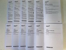 Maths, Science, English Past GSCE Papers FOUNDATION A5 Booklet With Answer Sheet