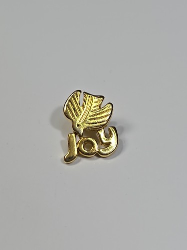 Joy with dove lapel pin - dove, very