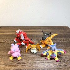 Vintage Digimon Figure Bundle 1999-2001 Growlmon Gabumon Patamon