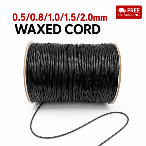 Waxed cord thread - waxed,