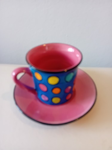 Espresso cup and saucer made - and,