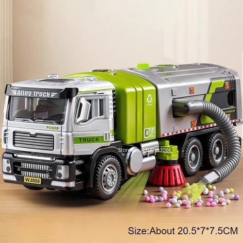 Diecast garbage truck - diecast,
