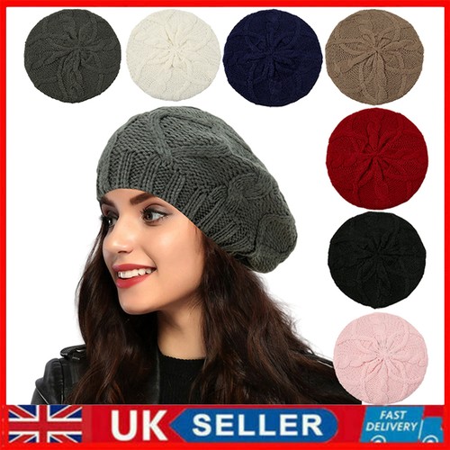 Women beanie french knit - french,