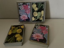 Vintage Congress Playing Cards 2 Decks - Flowers