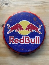 RED BULL LOGO…. 35cm metal