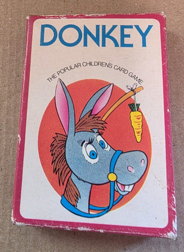 Vintage donkey card - vintage,