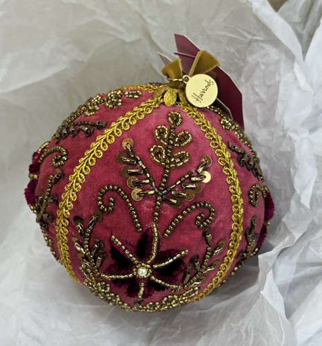 Harrods pink gold beaded - pink, &