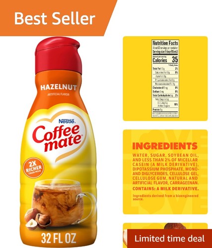Coffee mate hazelnut - coffee-mate,