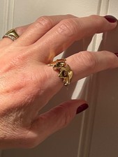 18ct Gold Asprey Oak Leaf