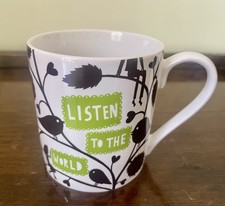 Rob Ryan Listen To The World Mug 2010 Wild & Wolf People and Birds Tree