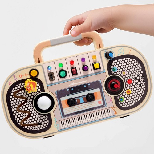 Montessori busy board - board, with