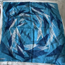 RARE JACQMAR VINTAGE 1960s BOAC SPEEDBIRD SILK SCARF.  VGC.  31 x 31 INCHES.   *