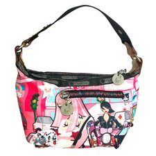 LeSportsac x tokidoki Handbag with Charm Pink City Girl Design Kawaii