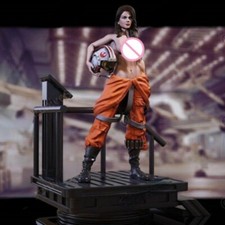 Female Firefighter Resin