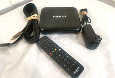 Humax Freesat Satellite Receiver/Remote /PSU/HDMI - Black (Model IR-ECO)