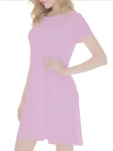 Women short sleeve - short, swing