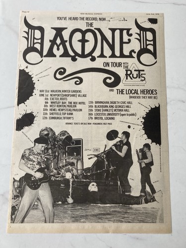 The damned tour with - the,