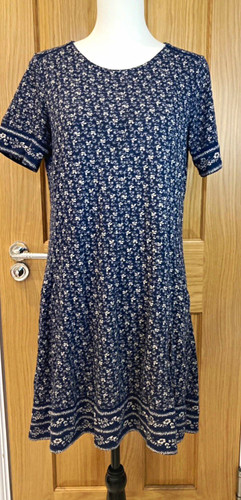 Fat face blue floral shift - face,