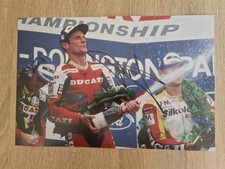 Carl Fogarty Signed 12x8 Superbikes Photo, Silverstone, Goodwood *COA*