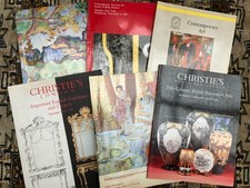Christies catalogues 1987 - 1999 x 12