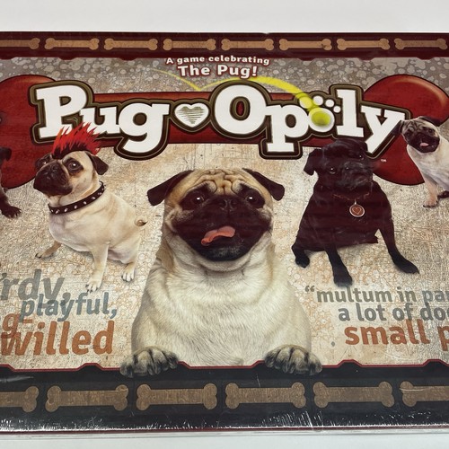 Pug opoly board game - pug-opoly,