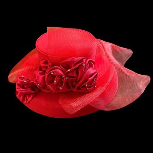 Psalm civ red church hat - civ, wide