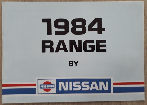 Nissan range brochure 1984 - brochure,