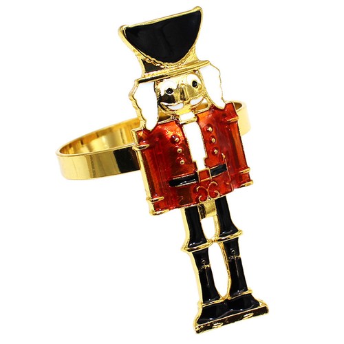 Nutcracker napkin buckle rings - nutcracker,