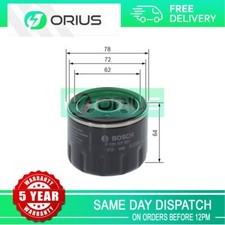 Oil Filter Orius Fits Fiat