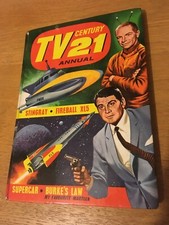 TV Century 21 Comic Annual 1965 Fireball XL5, Stingray, Supercar, Lady Penelope.