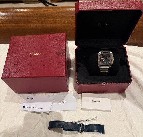 Cartier santos stainless steel - cartier,