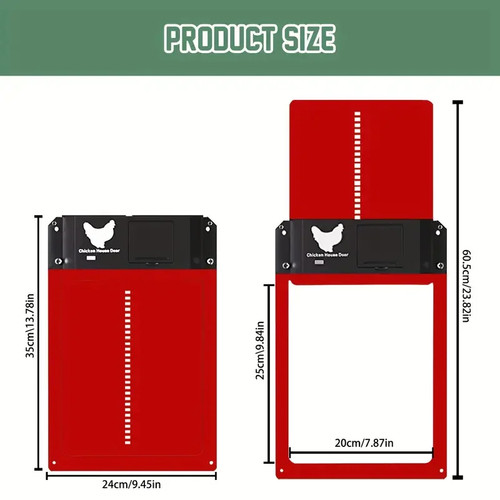 Automatic chicken coop - chicken, door