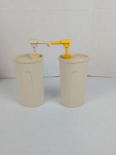 Vintage tupperware mustard - mustard, &