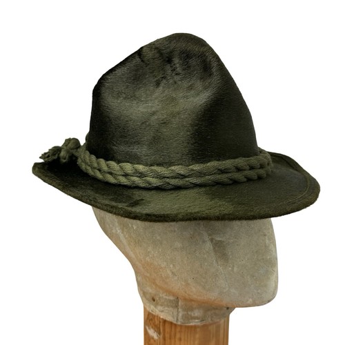 Velour fedora hat - hat, german