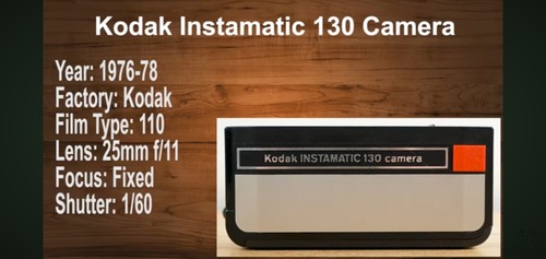 Vintage kodak instamatic 130 - kodak,